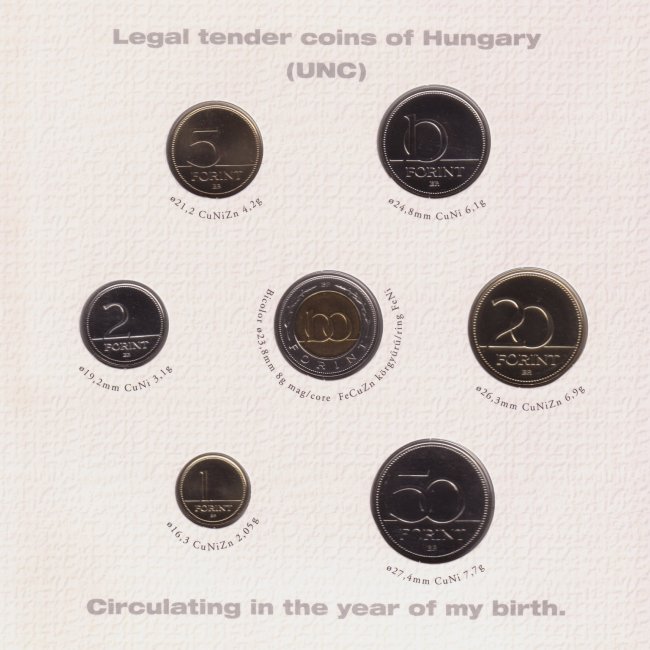 2007. vi extra verdefnyes BU (Brilliant Uncirculated) forgalmi sor