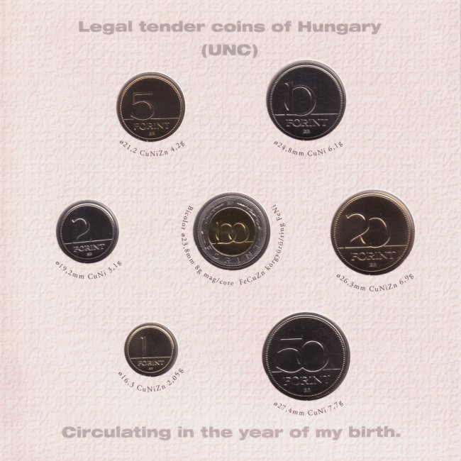 2008. vi extra verdefnyes BU (Brilliant Uncirculated) forgalmi sor