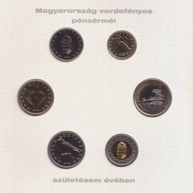 2009. vi extra verdefnyes BU (Brilliant Uncirculated) forgalmi sor