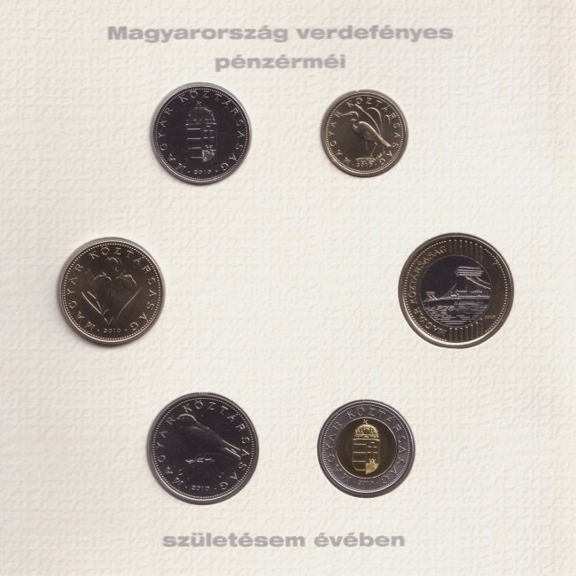 2010. vi extra verdefnyes BU (Brilliant Uncirculated) forgalmi sor