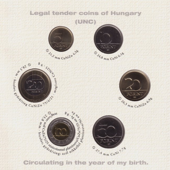 2010. vi extra verdefnyes BU (Brilliant Uncirculated) forgalmi sor