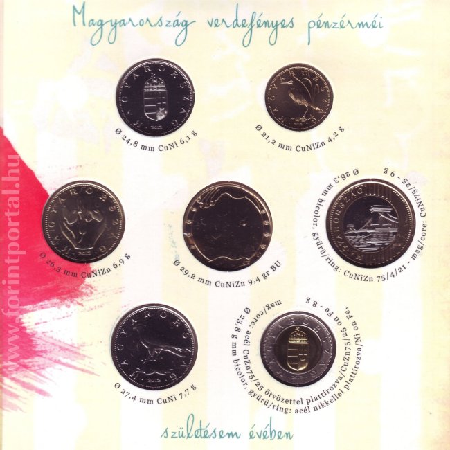 2012. vi extra verdefnyes BU (Brilliant Uncirculated) forgalmi sor