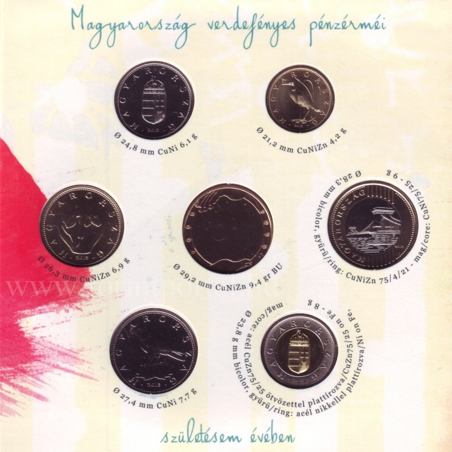 2013. vi extra verdefnyes BU (Brilliant Uncirculated) forgalmi sor