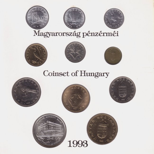 1993. vi extra verdefnyes BU (Brilliant Uncirculated) forgalmi sor