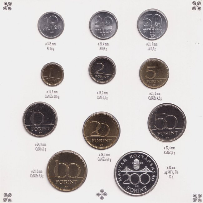 1993. vi tkrveret (proof) forgalmi sor