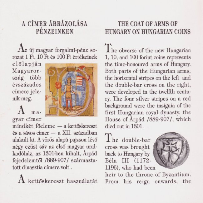 1994. évi extra verdefényes BU (Brilliant Uncirculated) forgalmi sor