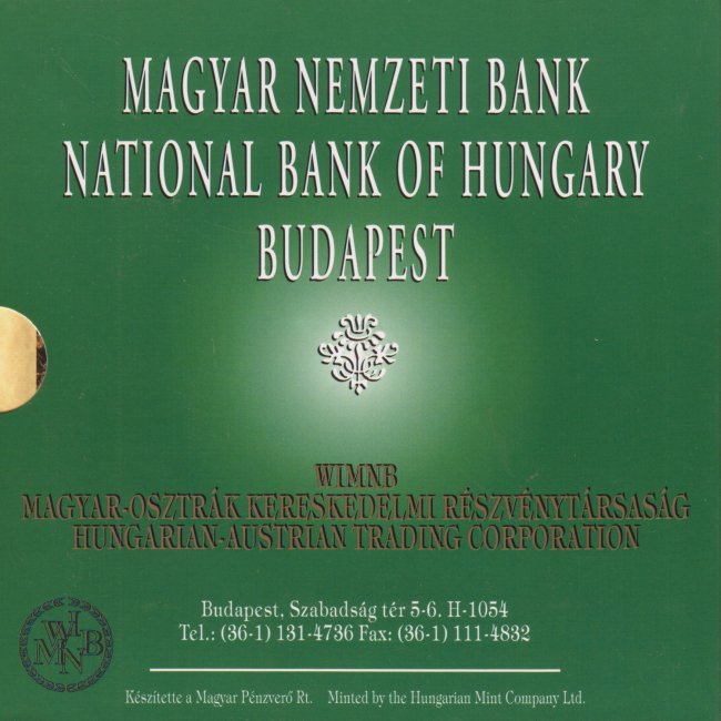 1995. vi extra verdefnyes BU (Brilliant Uncirculated) forgalmi sor