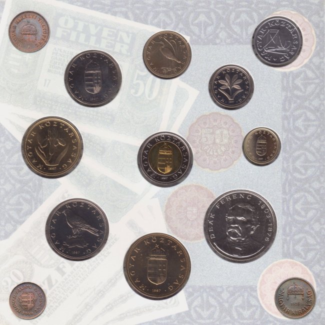 1997. vi extra verdefnyes BU (Brilliant Uncirculated) forgalmi sor
