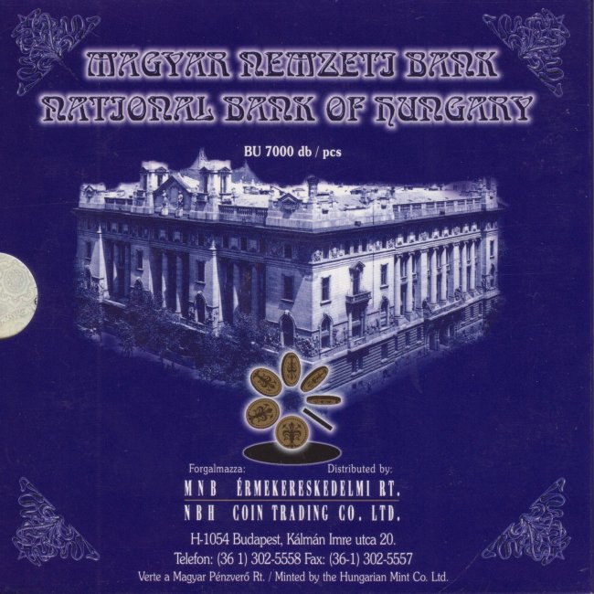 1997. vi extra verdefnyes BU (Brilliant Uncirculated) forgalmi sor