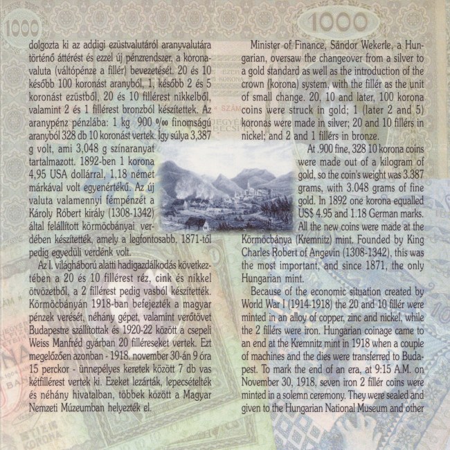 1997. vi tkrveret (proof) forgalmi sor