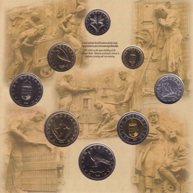 1999. vi extra verdefnyes BU (Brilliant Uncirculated) forgalmi sor