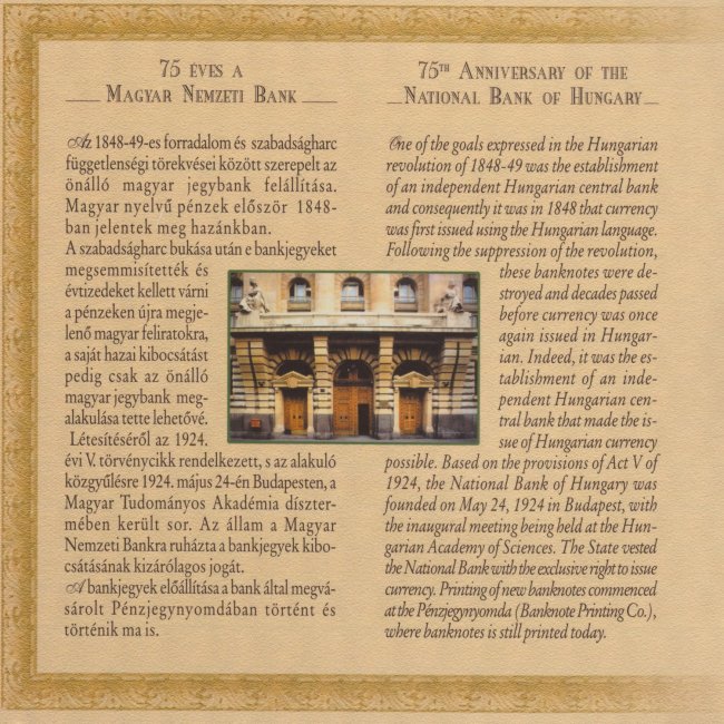 1999. vi tkrveret (proof) forgalmi sor