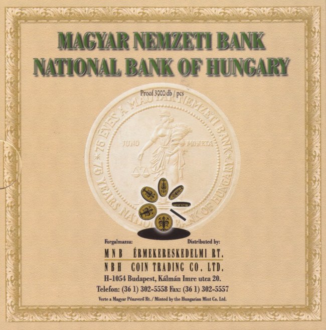 1999. vi tkrveret (proof) forgalmi sor