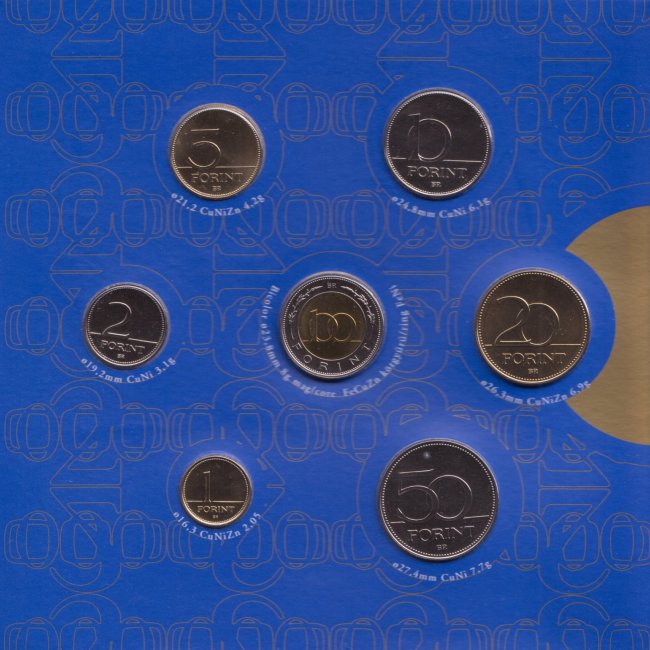 2000. vi extra verdefnyes BU (Brilliant Uncirculated) forgalmi sor