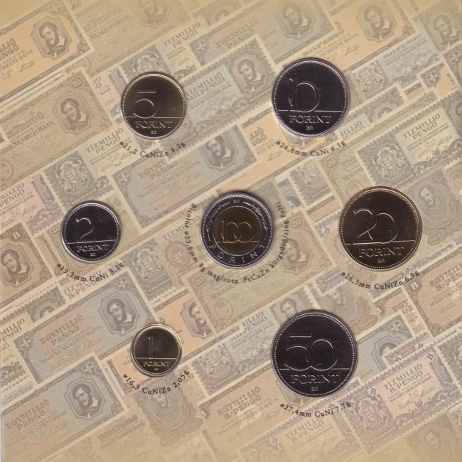 2002. vi extra verdefnyes BU (Brilliant Uncirculated) forgalmi sor