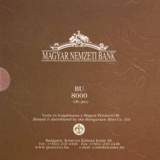 2003. vi extra verdefnyes BU (Brilliant Uncirculated) forgalmi sor