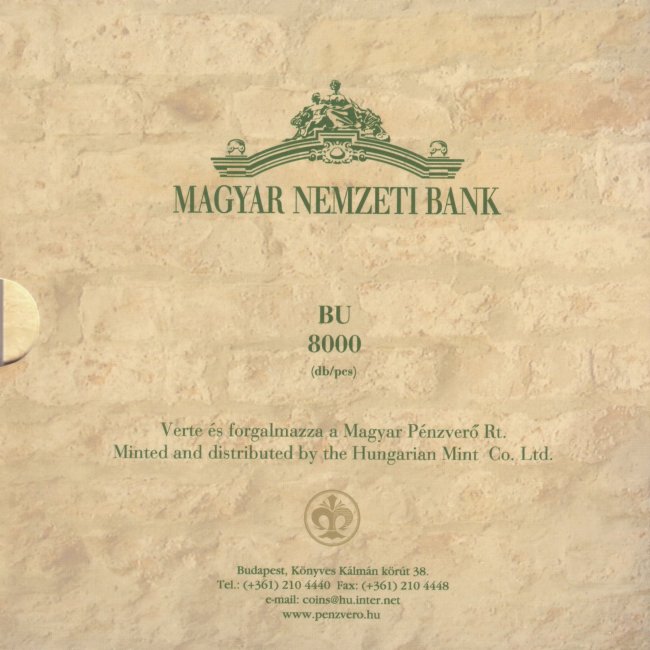 2005. vi extra verdefnyes BU (Brilliant Uncirculated) forgalmi sor