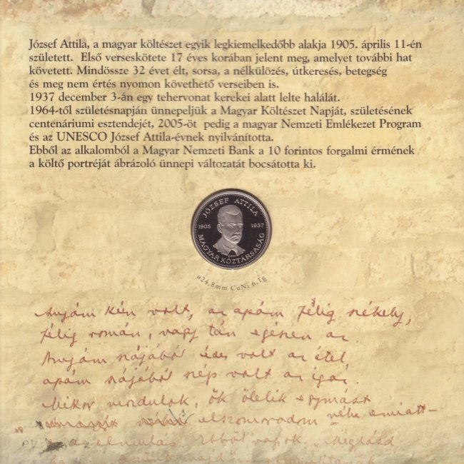 2005. vi tkrveret (proof) forgalmi sor