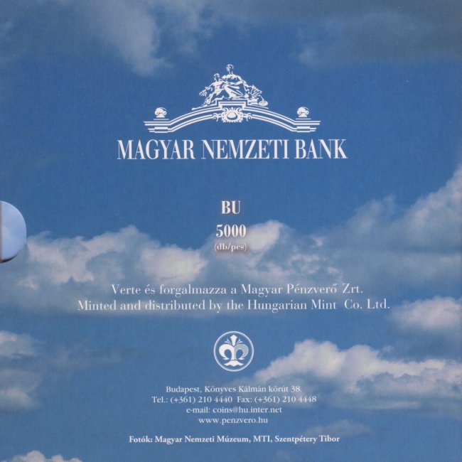 2006. vi extra verdefnyes BU (Brilliant Uncirculated) forgalmi sor