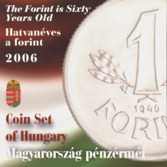 2006. évi tükörveret (proof) forgalmi sor