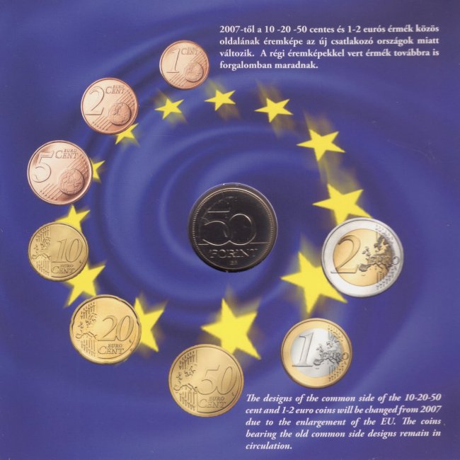2007. vi extra verdefnyes BU (Brilliant Uncirculated) forgalmi sor