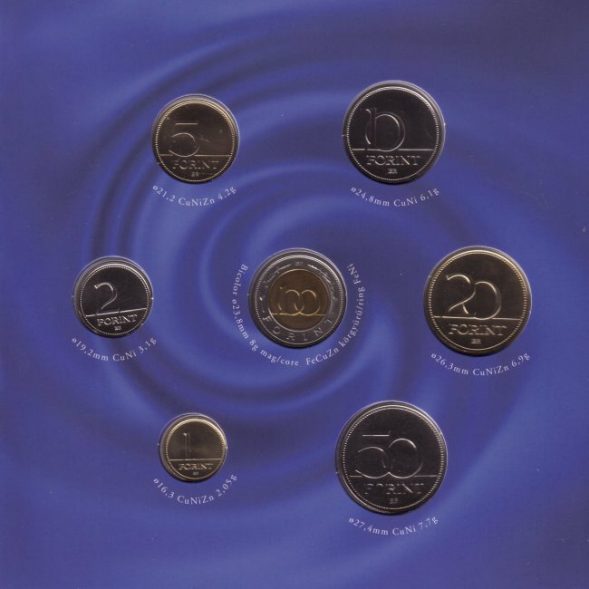 2007. vi extra verdefnyes BU (Brilliant Uncirculated) forgalmi sor