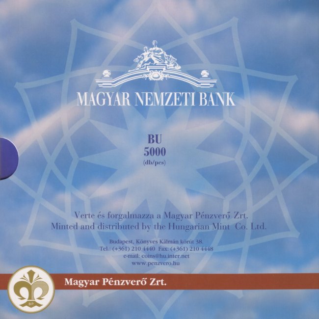 2007. vi extra verdefnyes BU (Brilliant Uncirculated) forgalmi sor