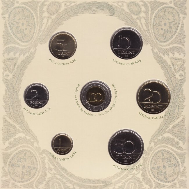 2007. vi extra verdefnyes BU (Brilliant Uncirculated) forgalmi sor