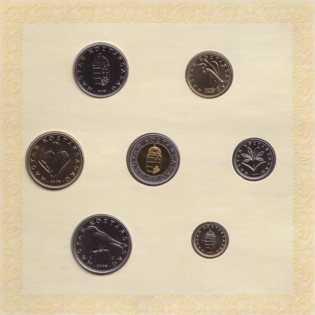 2008. évi extra verdefényes BU (Brilliant Uncirculated) forgalmi sor