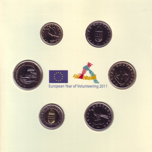 2011. vi extra verdefnyes BU (Brilliant Uncirculated) forgalmi sor