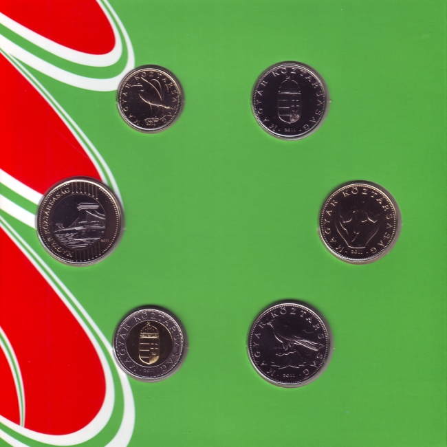 2011. vi extra verdefnyes BU (Brilliant Uncirculated) forgalmi sor