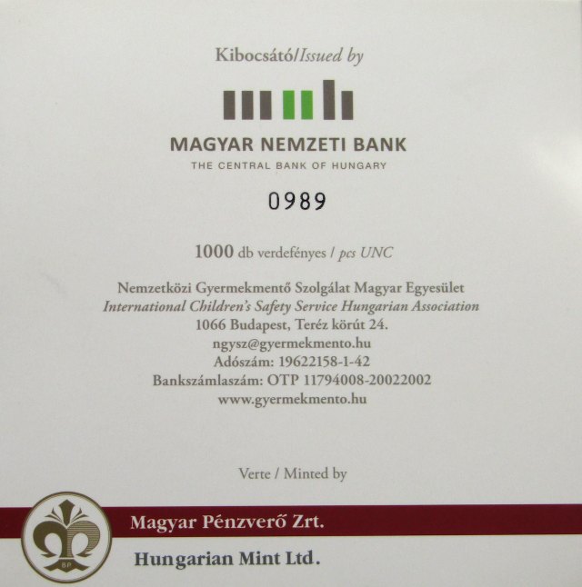 2012. vi extra verdefnyes VF-UNC (Extra Verdefnyes Uncirculated forgalmi sor