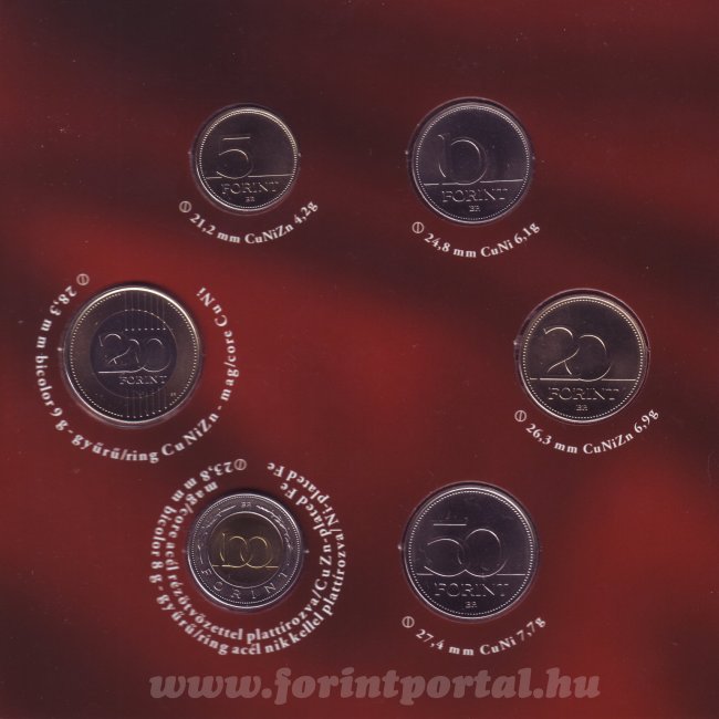 2012. vi extra verdefnyes VF-UNC (Extra Verdefnyes Uncirculated forgalmi sor