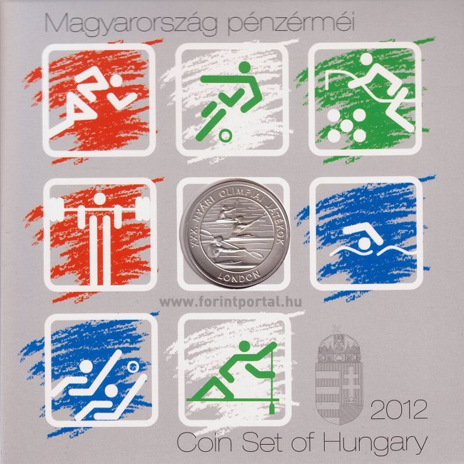 2012. vi extra verdefnyes BU (Brilliant Uncirculated) forgalmi sor