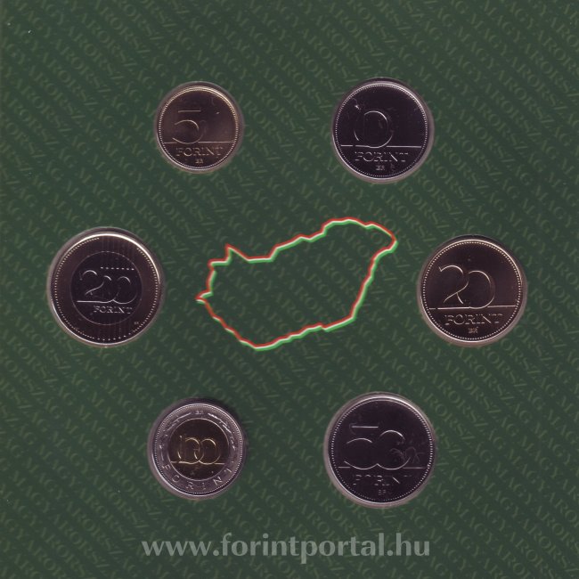 2012. vi extra verdefnyes BU (Brilliant Uncirculated) forgalmi sor