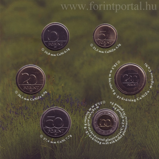 2013. vi extra verdefnyes BU (Brilliant Uncirculated) forgalmi sor