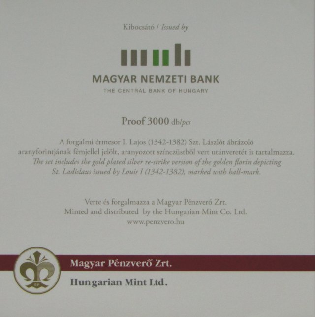 2013. vi tkrveret (proof) forgalmi sor