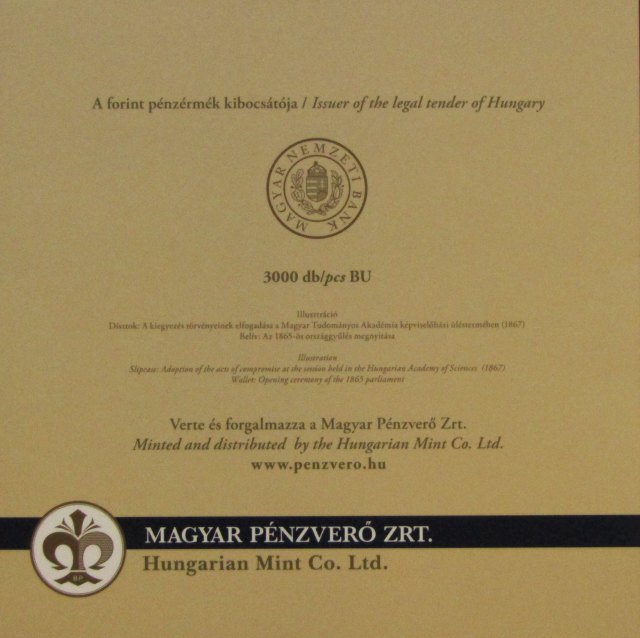 2015. vi extra verdefnyes BU (Brilliant Uncirculated) forgalmi sor