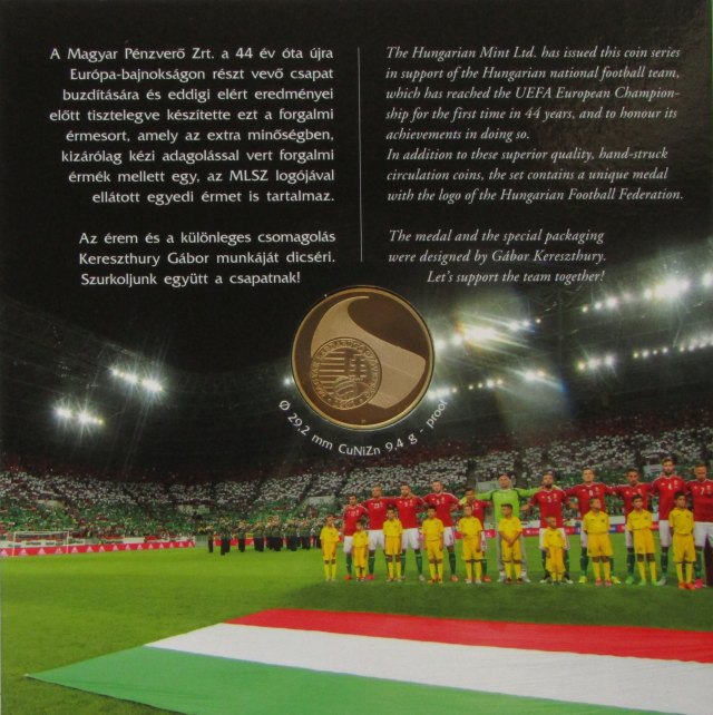 2016. vi extra verdefnyes BU (Brilliant Uncirculated) forgalmi sor