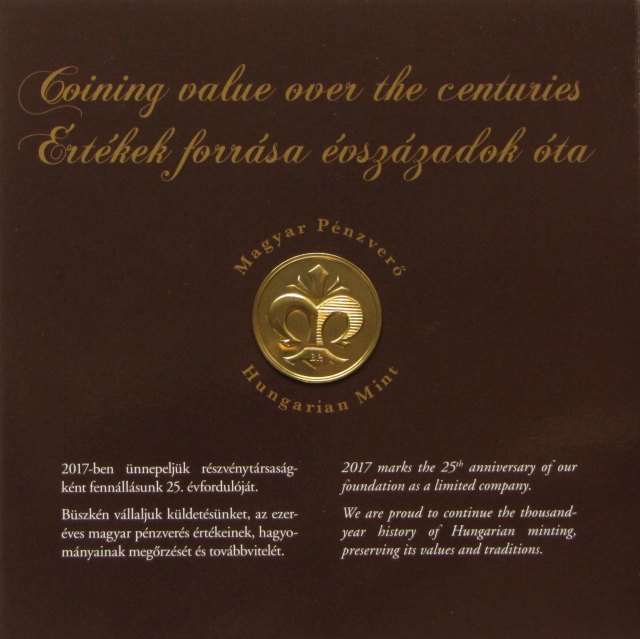 2017. vi extra verdefnyes BU (Brilliant Uncirculated) forgalmi sor
