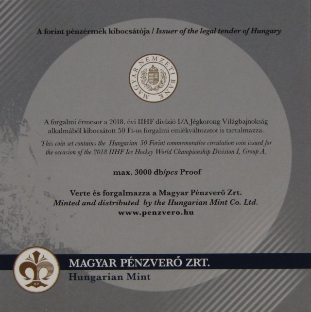 2018. vi tkrveret (proof) forgalmi sor