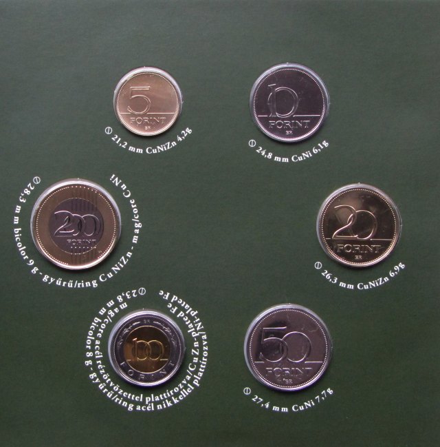 2019. vi extra verdefnyes BU (Brilliant Uncirculated) forgalmi sor