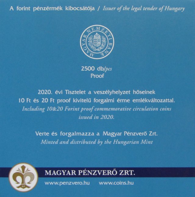 2020. vi tkrveret (proof) forgalmi sor