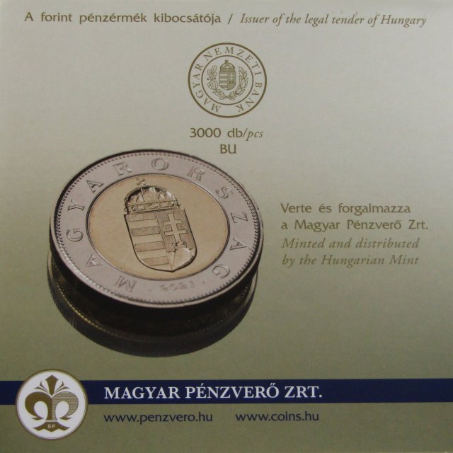 2021. vi extra verdefnyes BU (Brilliant Uncirculated) forgalmi sor