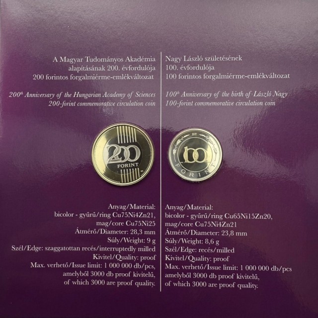 2025. �vi t�k�rveret (proof) forgalmi sor