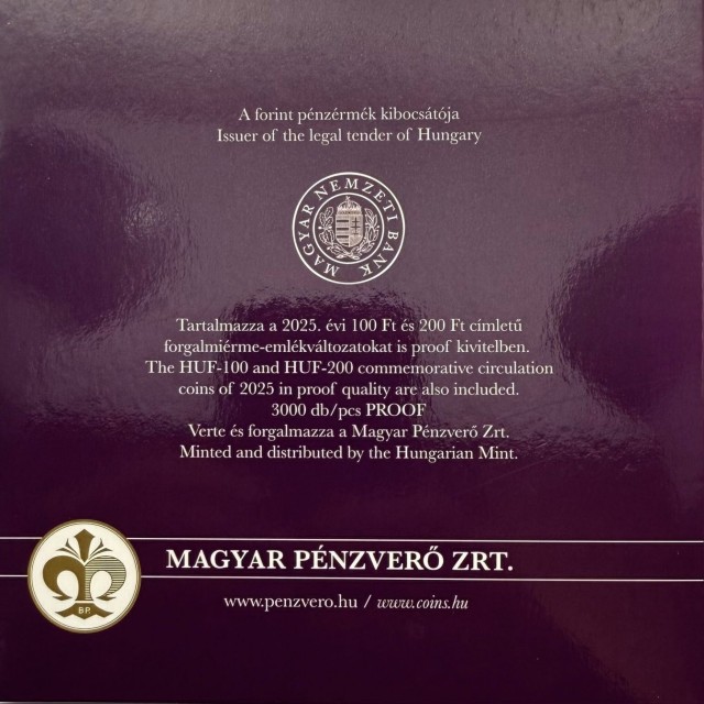 2025. �vi t�k�rveret (proof) forgalmi sor