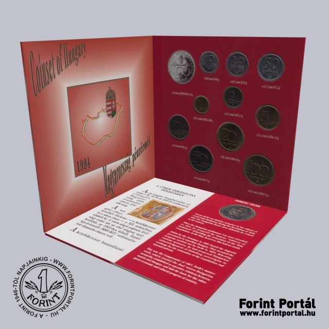 1994. évi dísztokos BU forint forgalmi sora