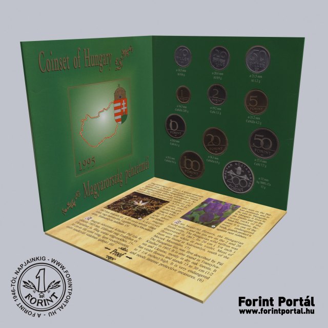 1995. vi dsztokos PROOF forint forgalmi sora