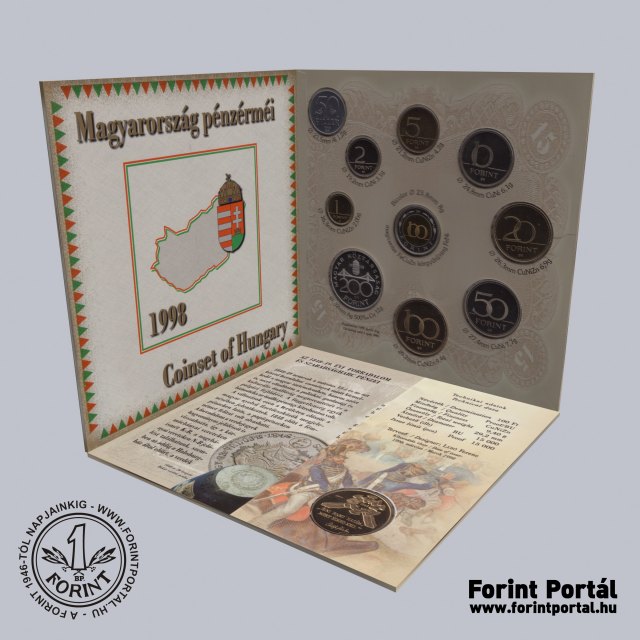1998. vi dsztokos PROOF forint forgalmi sora