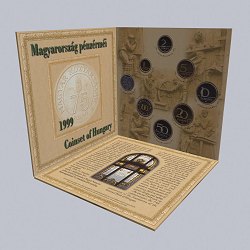 1999. évi dísztokos PROOF forint forgalmi sora